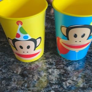 Paul frank new plastic 4 and 3/4 inch cups